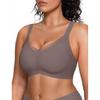 Seamless Wireless Push-up Bra for Plus Size Women - Adjustable and Comfortable Fit
