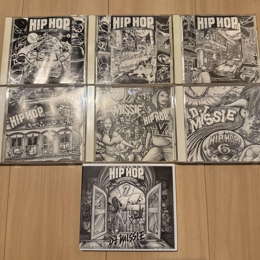

[USED] DJ MISSIE HIP HOP vol.1~vol.7 mix CD set