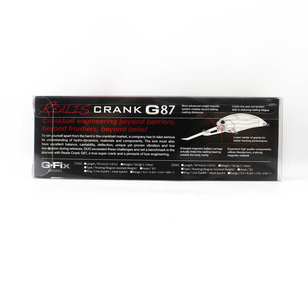 Duo Realis Crank G87 15A Crank Bait Floating Lure ADA3058 (3497)