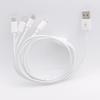 Multi Charging Cable Multiple Charger Cord USB to Type-C/Micro USB Power Cord Portable Power Cord 100cm/39.37in