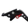 nakira Brake Clutch Lever Set Ninja250 Ninja400 Z250 Z400 Versis-X250 (Black)