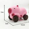 With Wheel Capybara Fidget Toy High Elasticity Cute Pinch Toy Capybara Squeeze Toy  Practical Jokes