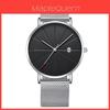 Minimalist Nordic Mens Quartz Watch With Calendar And 24h Indicator For Casual Wear