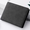 2023 Men's Genuine Leather Slim Zipper Wallet – Vintage Soft Short Coin Purse