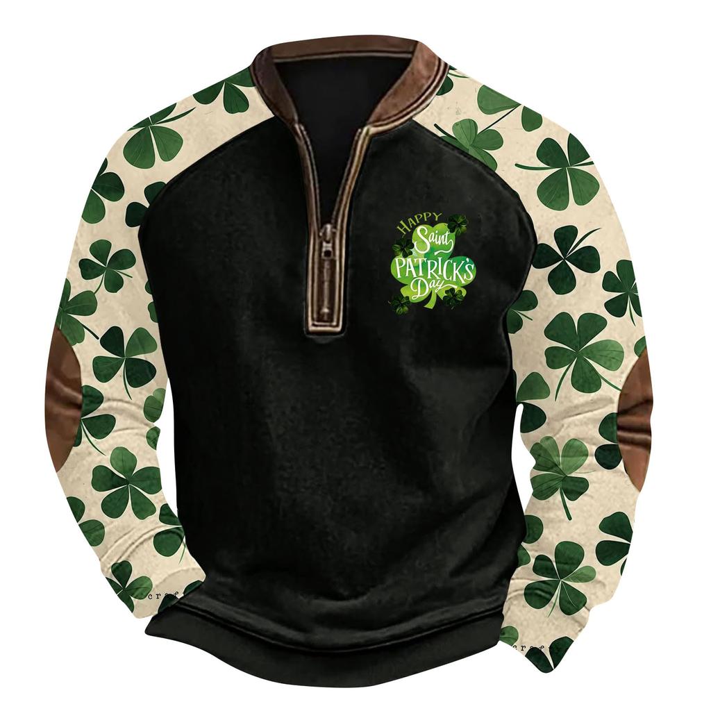 Pánská retro mikina s potiskem s přechodem