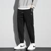 Casual sweatpants summer new loose large size tied feet splicing personalized trendy pants men