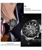 CURREN 8489 Men's Waterproof Six-Hand Quartz Sports Watch with Calendar Strap