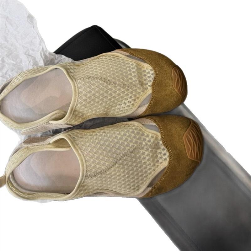 Fashion AIYUQI Women's Mesh Sandals 2025 New Non-slip Slip-on Casual Sneakers Shoes Women Large Size Breathable Beach Shoes Female