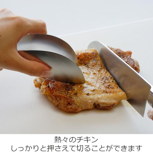 Oaks Leye Fingertip Tongs, Made in Japan, Seamless Stainless Steel, One-Piece Design, Like an Extension of Your Fingertips, Provides a Secure Grip, LS