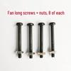 DIY Desktop Case Fan Long Self-Tapping Screw for 25mm Thick Fans