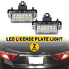 2X LED License Number Plate Light Bulb CANBUS No Error for Toyota Camry Avalon Highlander Yaris Hatchback Prius C 2019 2018 2017