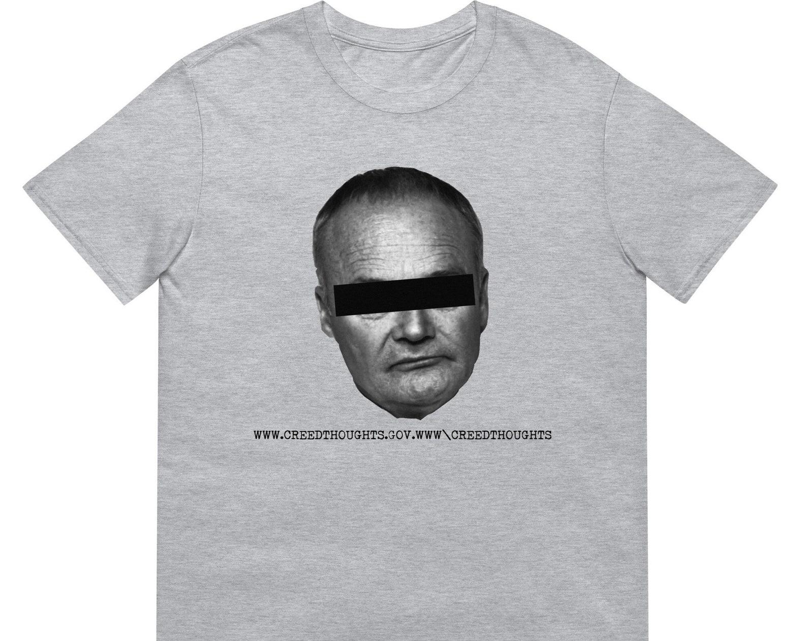 Creed Thoughts Shirt: Funny Office TV Show Fan Tee, Unisex T Shirt XL