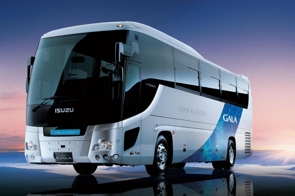 Sightseeing Bus Series 3 Isuzu Gala Super Bus Guide Driver Plastic Model 1/32 No. EX-1 High-Decker (Includes & Figures)