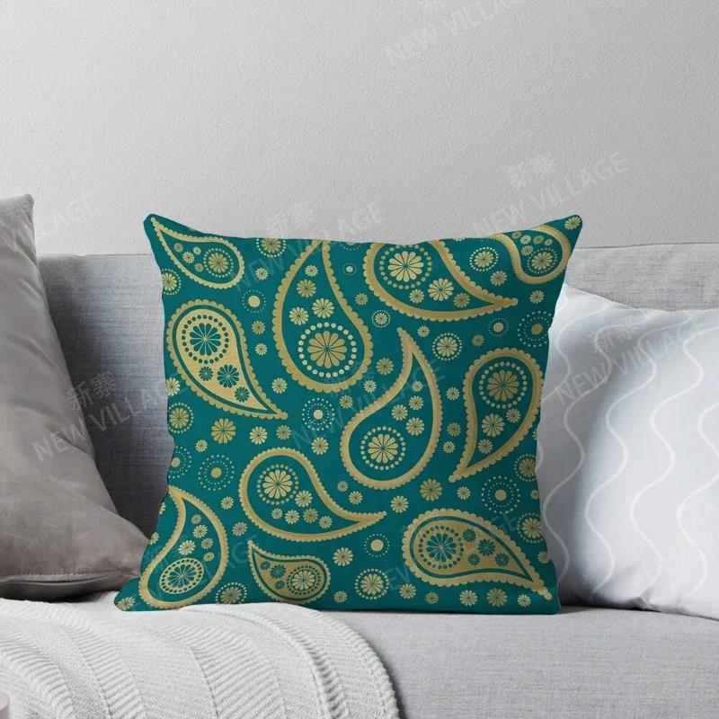 Fall Home Decor Autumn Living Room Throw Pillow Cover Sofa Boho Cushion Cover  Mandala