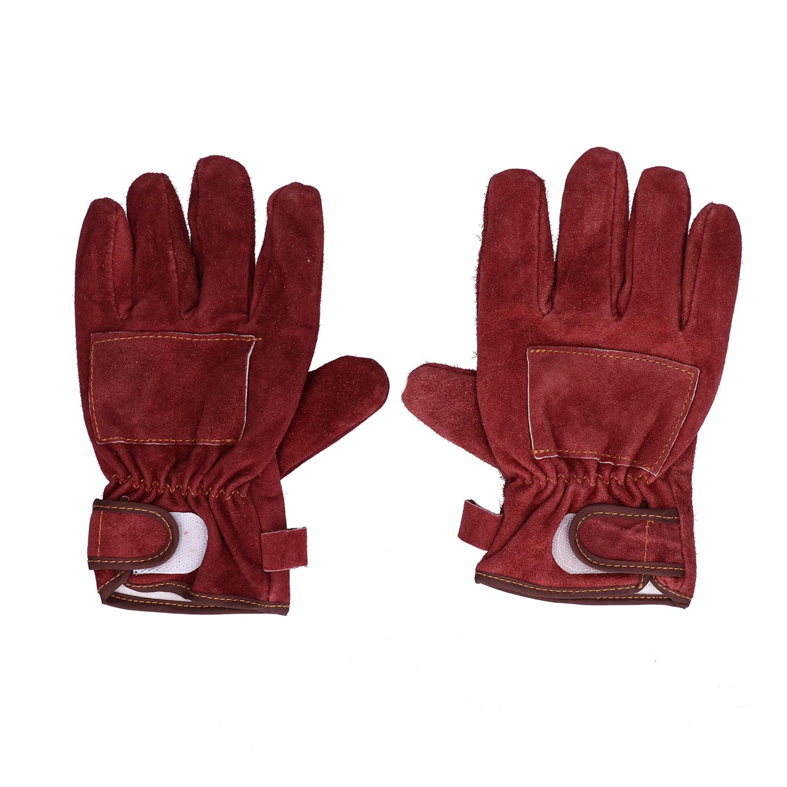 AntiScald Gloves High Temperature and   Resistance Protective Gloves for Camping Barbecue(Yellow )