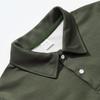 Men's ,color Casual And Trendy Lapel Color,blocked High,weight Loose Long,sleeved Top