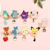 Emaille-Anstecker Set - Niedliche Pikachu Schiggy Glumanda Anstecknadeln für Rucksäcke, Jacken - Anime Cartoon Abzeichen Geschenk für Fans