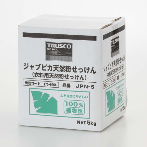 

TRUSCO Japupika Natural Powder Soap 5kg (1 piece = 1 box) JPN-5