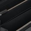 Prada Saffiano Metal Triangle Logo Solid Color Zip Wallet Men wallet Black 2ML317_QHH_F0002