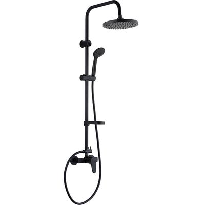Black Shower Column with Mixer Intra Kuchinox