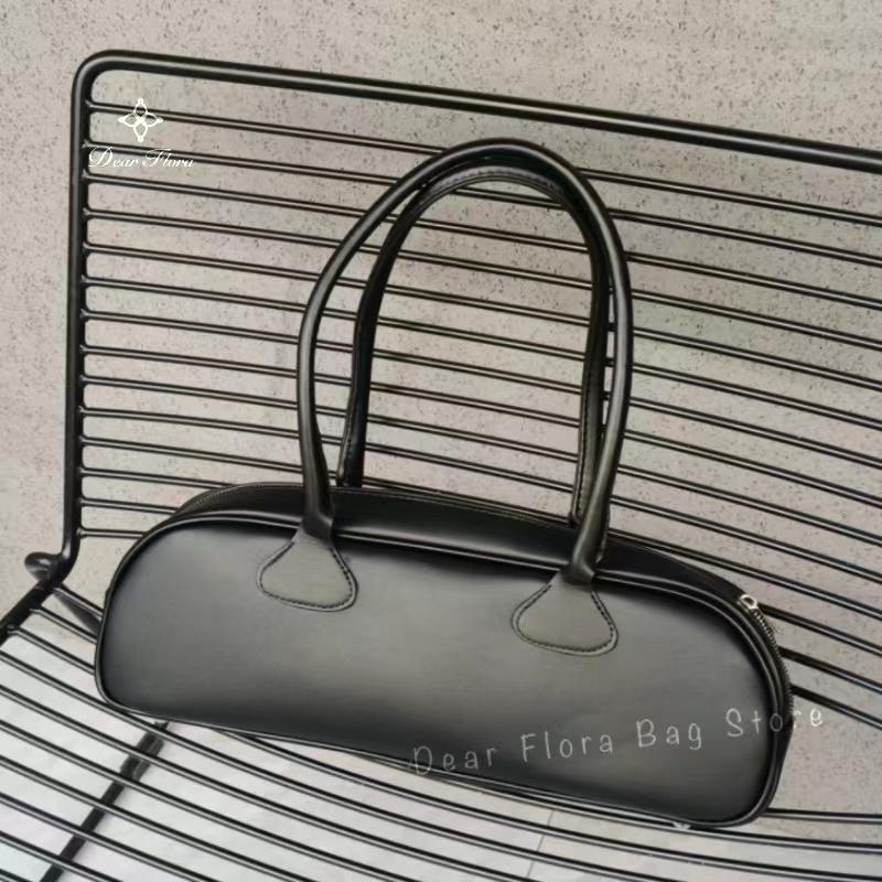 

Y2k Women s Vintage Simple Pu Zipper Handbag Retro Advanced Sense Luxury Underarm Bag Fashion Casual Large Capacity Shoulder Bag 40X10X16cm чорний