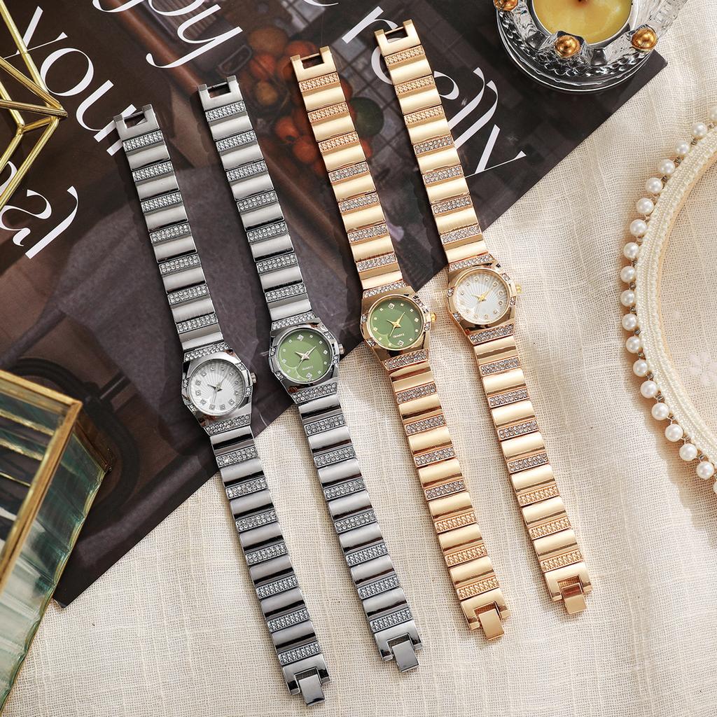 Luxury Rhinestone Women Quartz Watch Fashion Small Dial Steel Strap Wristwatches for Girls Clock Reloj Mujer
