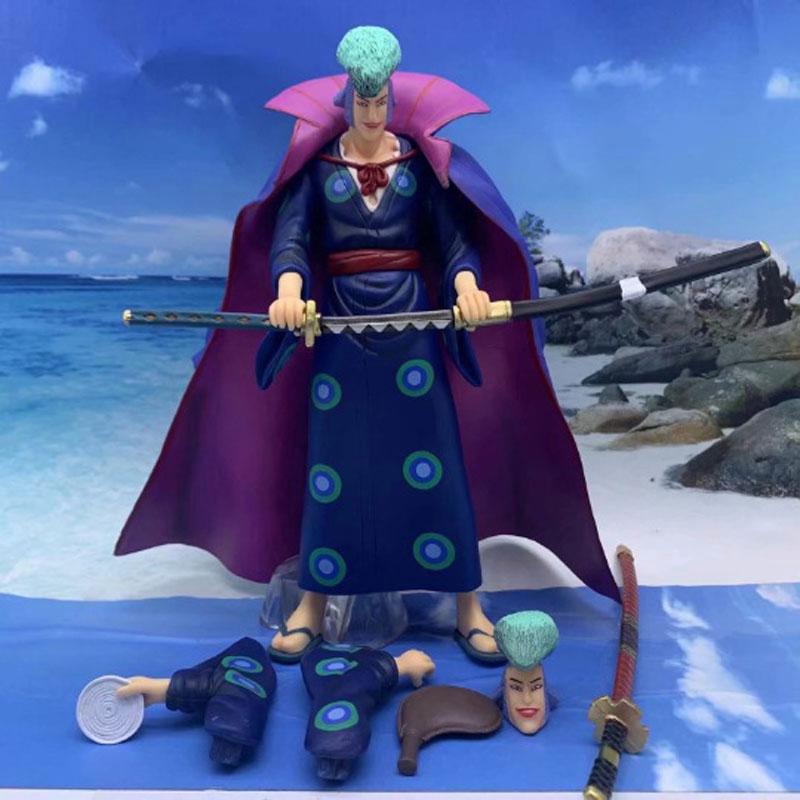 22cm Anime One Piece GK Sleep Kyoshiro Standing Figure Statue Model PVC Collectible Ornaments Toy Gifts