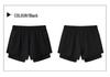 Men's Quick-Dry Summer Sports Shorts with Liner - Three-Quarter Length for Running, Fitness, Track, and Basketball.