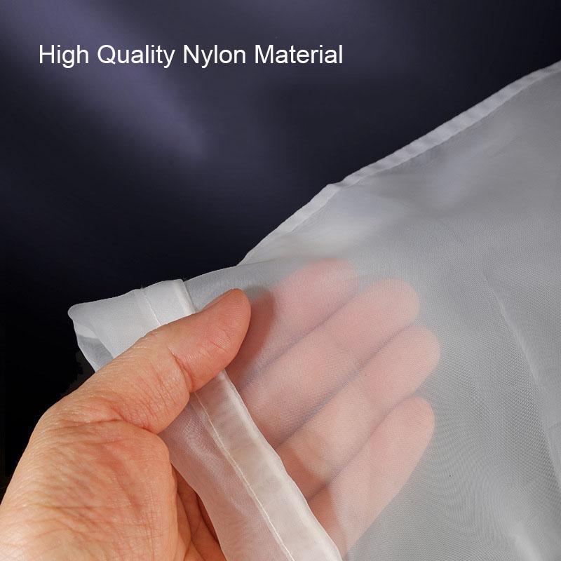 5pcs 300 Mesh Nylon Filter Net Bag Acquarium Bio Ball Carbon Media Isolation Bags Food Filter Strainers Mesh Kitchen Bags