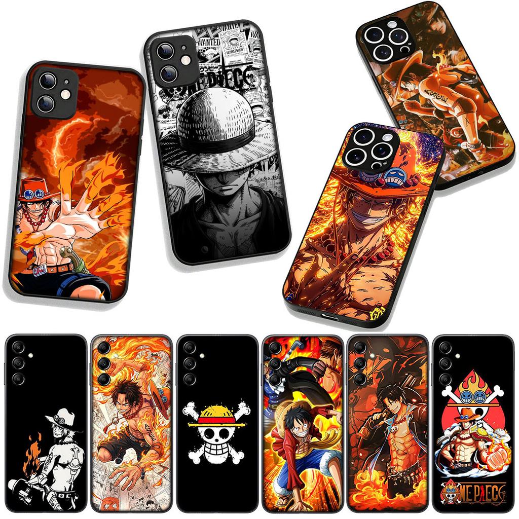 Wallpaper Ace Luffy One Piece for Motorola Moto G04 G13 G14 G22 G23 G20 G32 G34 G35 G64 G82 G84 G53 G60 G72 E14 E15 E13 Case