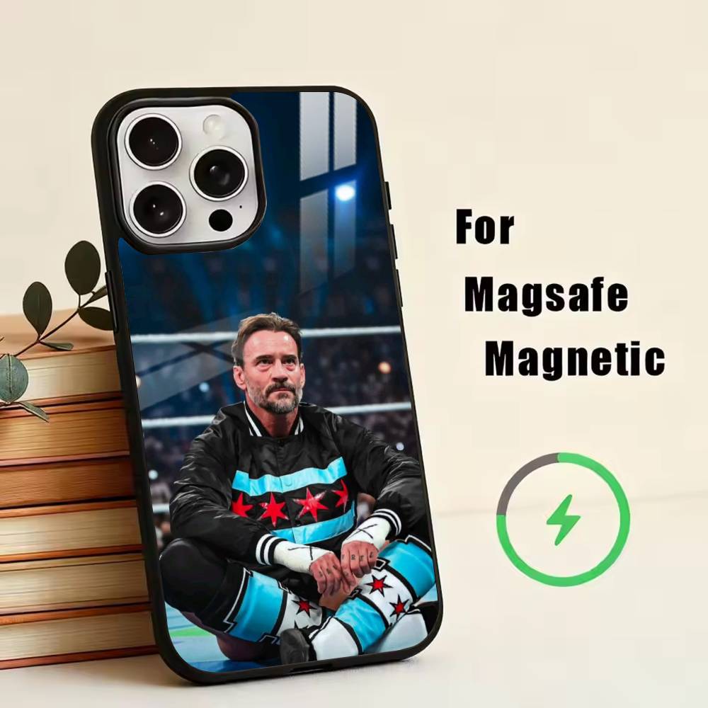 CM P-Punk   Phone Case For iPhone17,16,15,14,13,12,11 Plus,Pro Magnetic For Magsafe Wireless Charging