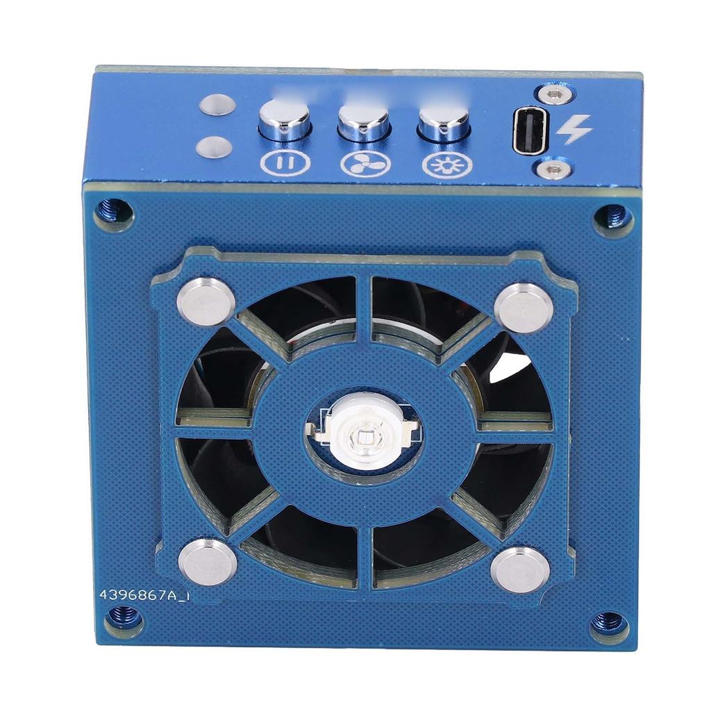 Solder Smoke Absorber Fan 10000RPM Multifunctional Soldering Cooling Fan with UV Lamp for Welding So