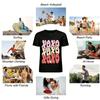 T-shirt Casual Unisex con Stampa Lettere XOXO Retro Top Versatile T-shirt in Puro Cotone