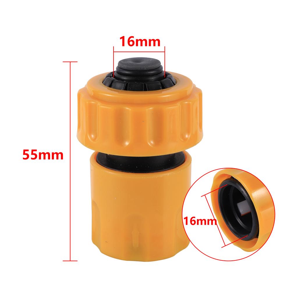 Quick Water Connector 1/2" 5/8" 1" Water Pipe Fast Connecting Joint Hose Tubing Repair Coupler Garden Irrigation Faucet Adapter