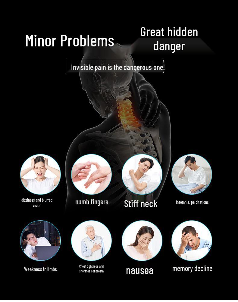 Yonghui Neck Traction Device: Home Use Cervical Spine Correction Belt for Neck Pain Relief and Stretching.