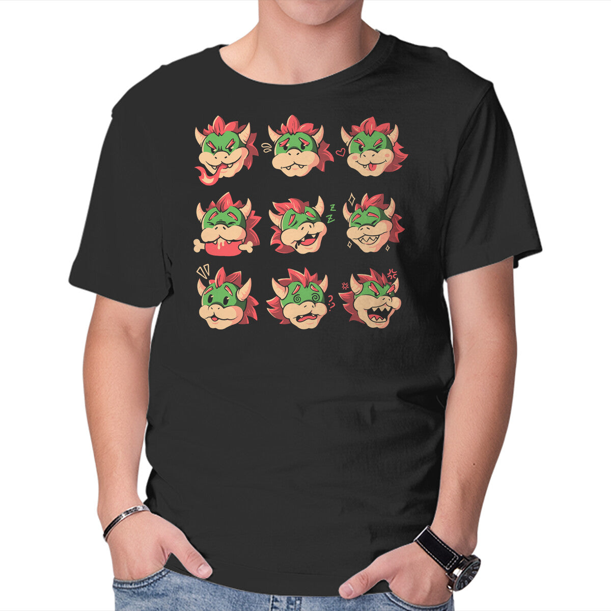 Unisex Crew Neck T-Shirt King Moods Graphic Short Sleeve Casual Tee XXXXL