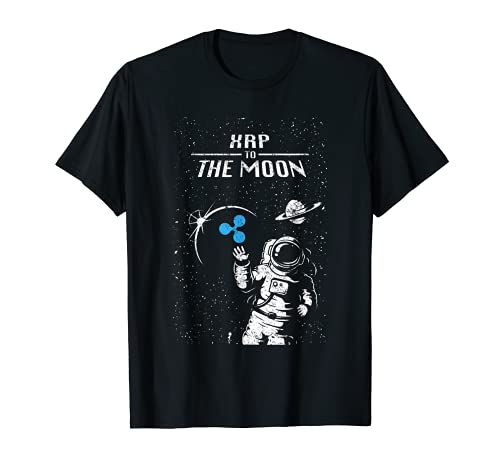 XRP To The Moon Funny Ripple Logo Gear Unisex T-Shirt
