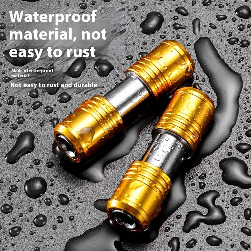 1/2Pcs High Quality Carbon Steel Double Head Screwdriver Bit Holder 1/4" Hex Quick Release Extension Rod Power Tools