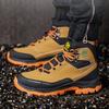 Men's Safety Boots Work Steel Toe Shoes Anti-smash Puncture-Proof Protective Shoes Indestructible Boots Outdoor Waterproof Boots