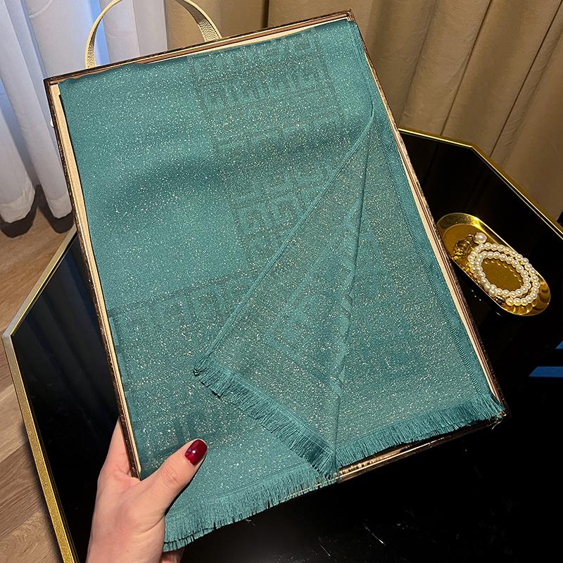 Neuestes Luxus Böhmisches Hijab-Tuch Langer Muslimischer Schal Damen-Foulard Weicher Turban Kopfwickel Für Damen Stirnband Pashmina