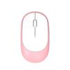 T-WOLF TF770 2.4G Wireless Keyboard Mouse Combo  Punk Round Keycap Comfortable   Typing Wide Compatibility Pink
