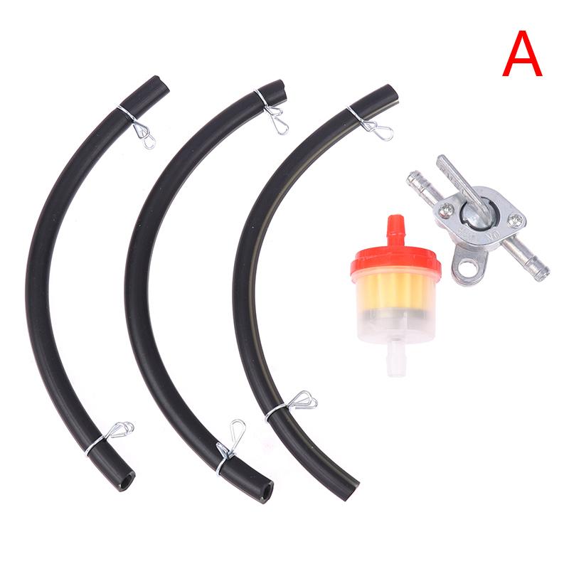 1Set Universal Fuel Tap Gasoline Switch Fuel Tap Gasoline Tap Faucet For Generator Gas Engine Fuel Tanks Switch Oil Pipe Set