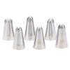 5Pcs Round Icing Piping Nozzles Diy Cream Writting Cake Decorating Tips Macaron Cookies Pastry Nozzles For Decorating Cakes