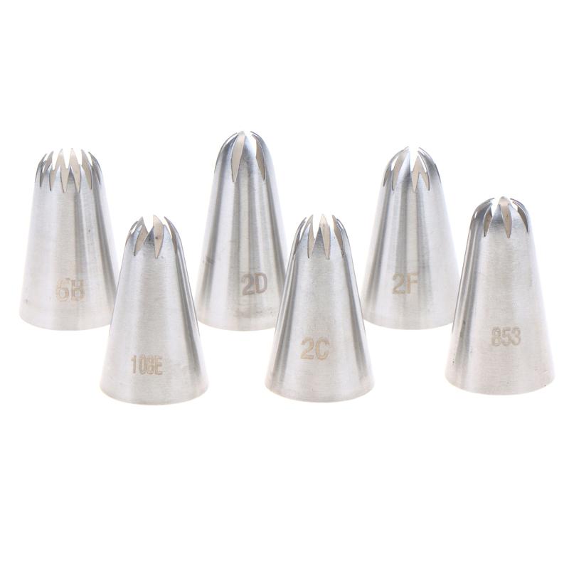 5Pcs Round Icing Piping Nozzles Diy Cream Writting Cake Decorating Tips Macaron Cookies Pastry Nozzles For Decorating Cakes