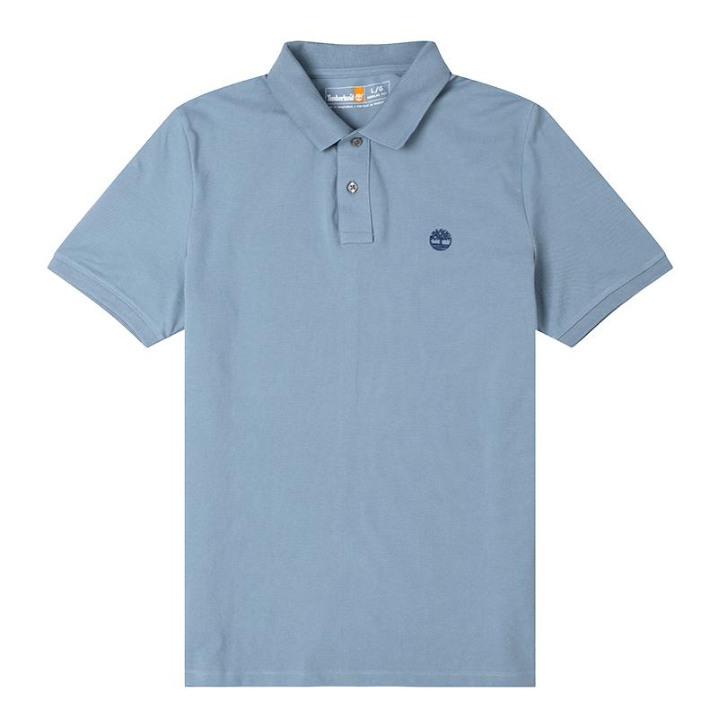 Timberland SS25 Polo Shirt Men's Sky Blue A24H2-758