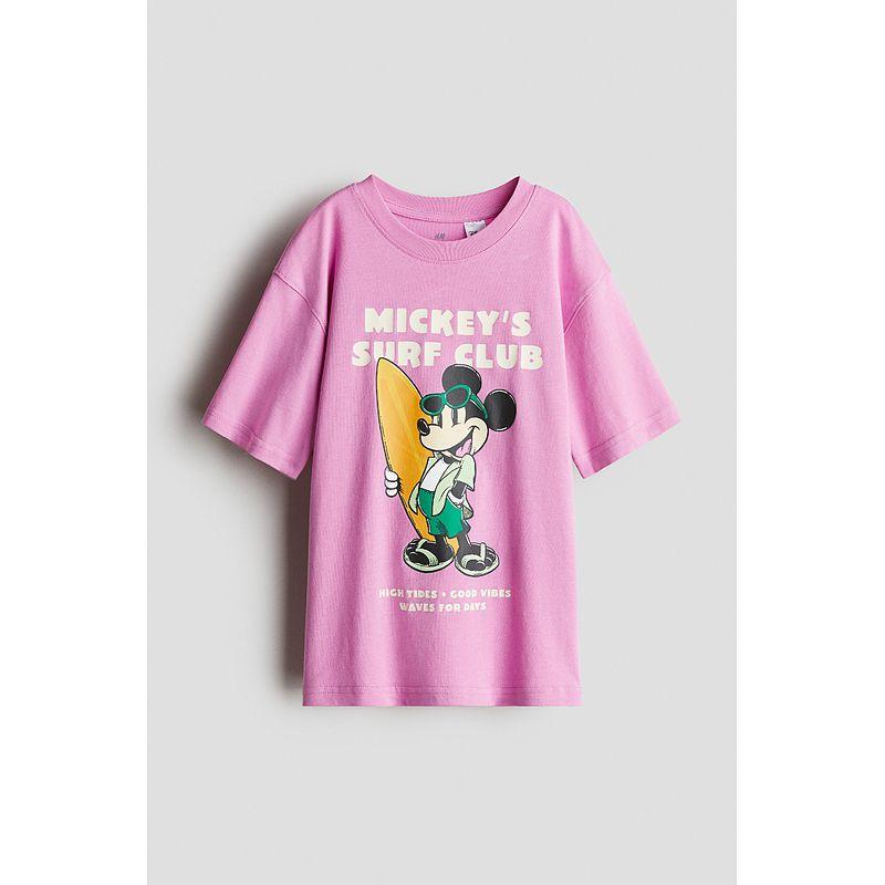 

[Серия Disney] HM Детская одежда Футболка для мальчиков 25 Лето Новинка Стич Свободный принт Короткий рукав 1117472