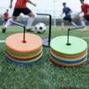 Flat Round Marker Disc: Football Training Obstacle Pad