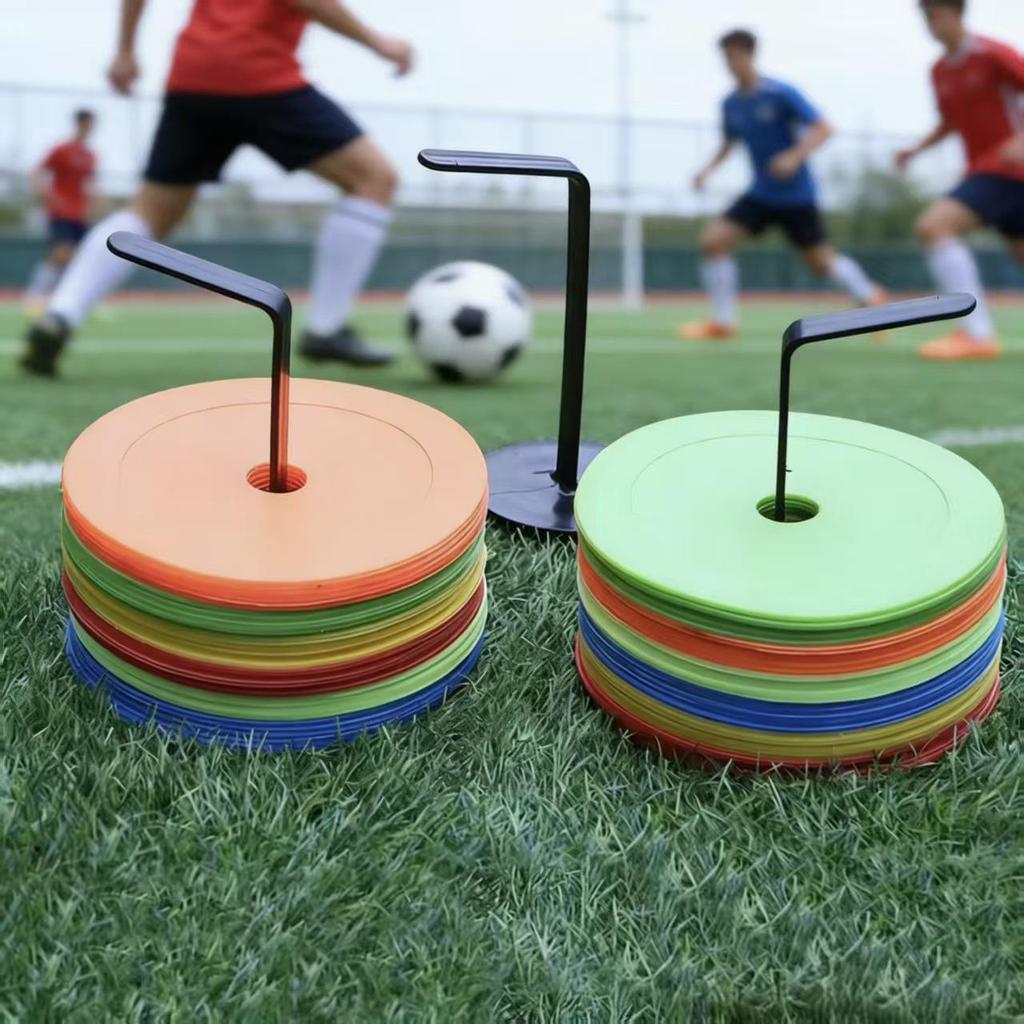 Flat Round Marker Disc: Football Training Obstacle Pad