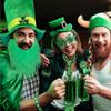 Patrick's Day Complete Irish Clovers Costume Set Green Hat Shamrock Beard Sequined Tie Necklace and Glasses