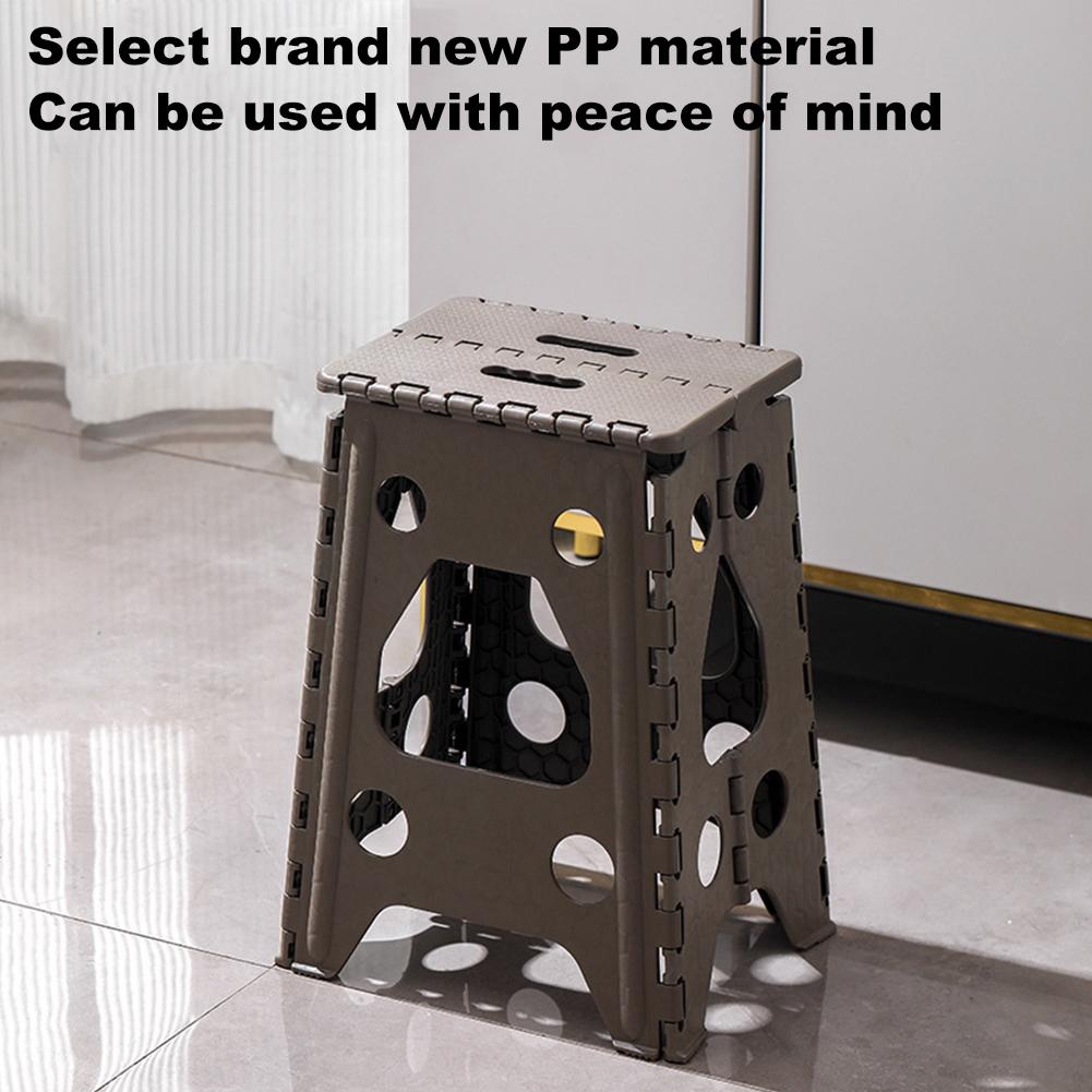 18 Inch Collapsible Stepping Stool Plastic Stools for Adults and Kids 400 LBS Capacity Collapsible Stool for Kitchen Dining Room